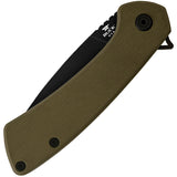 Buck Onset Framelock Green G10 & Stainless Folding S45VN Drop Pt Pocket Knife 040GRS