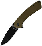 Buck Onset Framelock Green G10 & Stainless Folding S45VN Drop Pt Pocket Knife 040GRS