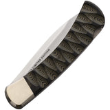 Buck 110 Hunter Lockback 2023 Legacy Collection Black & Brown Richlite Folding S45VN Knife 110BKSLE