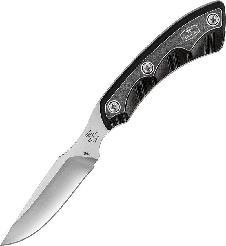BUCK Knives Open Season Caper Black Handles Fixed Stainless Blade