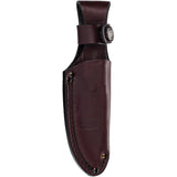 Buck Alpha Scout Brown & Tan Textured Richlite S35VN Fixed Blade Knife w/ Belt Sheath 662BRS