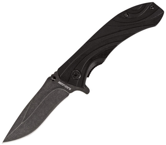 Black Legion Linerlock A/O Black G10 Folding Stainless Drop Pt Pocket Knife 199