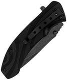 Black Legion Linerlock A/O Black G10 Folding Stainless Drop Pt Pocket Knife 199