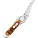 Case Cutlery Russlock Antique Rogers Tan Bone Folding Steel Pocket Knife 52850