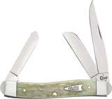 Case XX Stockman Mint Green Jigged Bone Mirror Finish Pocket Knife 6318 ss 55401