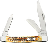 Case Cutlery Stockman 6.5 Tan Bonestag Folding Stainless Pocket Knife 65335