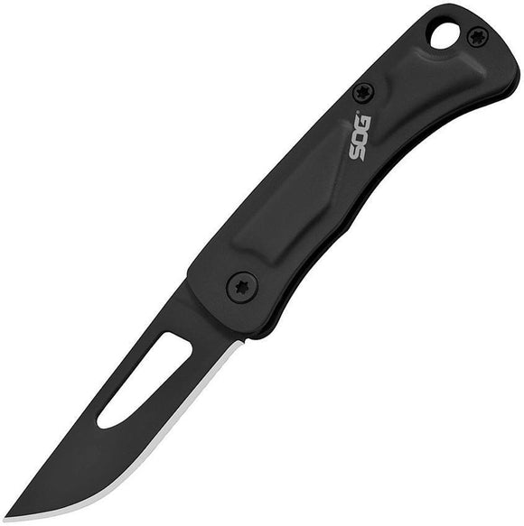 SOG Centi I Slipjoint Stainless Folding Blade Black Oxide Handle Knife
