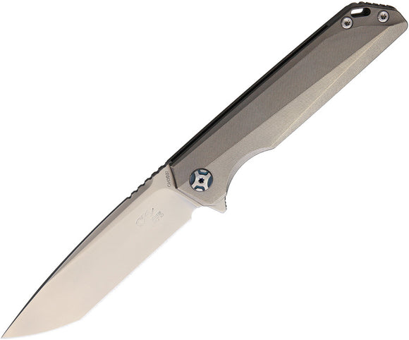 CH KNIFE Framelock Titanium Folding Bohler M390 Stainless Pocket Knife 3507