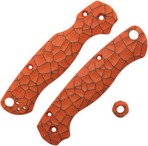 Chroma Scales Spyderco Para Military 2 Orange Cells Knife Handle Scales 10010101