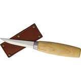 Casstrom Classic Wood Carving Birch Wood Carbon Steel Fixed Blade Knife 15001