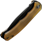 Civivi Mini Praxis Linerlock Ultem Folding Black D2 Steel Pocket Knife 18026C5