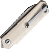 Civivi Ki-V Plus Pocket Knife Linerlock White G10 Folding Nitro-V Blade 20005B2