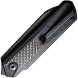 Civivi Ki-V Plus Pocket Knife Linerlock Black CF & G10 Folding Nitro-V 20005B3