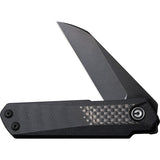 Civivi Ki-V Plus Pocket Knife Linerlock Black CF & G10 Folding Nitro-V 20005B3