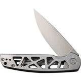 Civivi Perf Framelock Gray Stainless Steel Folding Nitro-V Pocket Knife 20006A - On Sale