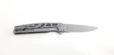 Civivi Perf Framelock Gray Stainless Steel Folding Nitro-V Pocket Knife 20006A - On Sale