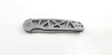 Civivi Perf Framelock Gray Stainless Steel Folding Nitro-V Pocket Knife 20006A - On Sale