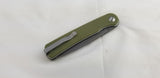 Civivi Stylum Slip Joint Olive Green Micarta Folding 10Cr15CoMoV Knife 20010BB - On Sale