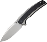 Civivi Teraxe Pocket Knife Gray & Black Stainless & G10 Folding Nitro-V 200363