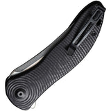Civivi Synergy3 Linerlock Black G10 Folding Nitro-V Tanto Pocket Knife 20075B1