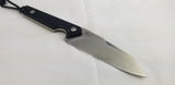 Civivi Kepler Black G10 9Cr18MoV Sheepsfoot Fixed Blade Knife w/ Sheath 2109C