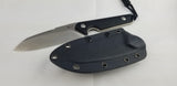 Civivi Kepler Black G10 9Cr18MoV Sheepsfoot Fixed Blade Knife w/ Sheath 2109C