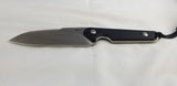Civivi Kepler Black G10 9Cr18MoV Sheepsfoot Fixed Blade Knife w/ Sheath 2109C
