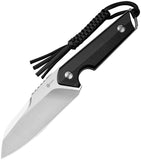 Civivi Kepler Black G10 9Cr18MoV Sheepsfoot Fixed Blade Knife w/ Sheath 2109C - On Sale