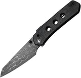 Civivi Vision FG Superlock Black Micarta Folding Damascus Pocket Knife 22036DS2