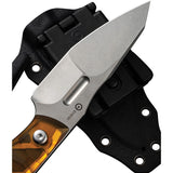 Civivi Propugnator Polished Ultem D2 Steel Fixed Blade Knife w/ Sheath 230023