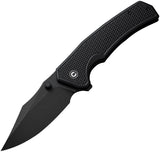 Civivi Vexillum Linerlock Black G10 Folding Nitro-V Clip Pt Pocket Knife 23003D1