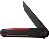 Civivi KwaiQ Linerlock Burgundy & Black G10 Folding Nitro-V Pocket Knife 230151