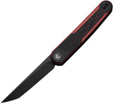 Civivi KwaiQ Linerlock Burgundy & Black G10 Folding Nitro-V Pocket Knife 230151