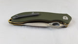 Civivi Aquila Linerlock Green G10 Folding Knife Satin VG10 by We Knife Co 805B