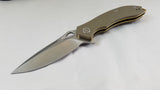 Civivi Aquila Linerlock Tan G10 Folding Knife Satin VG10 by We Knife Co 805D