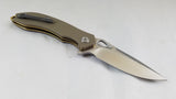Civivi Aquila Linerlock Tan G10 Folding Knife Satin VG10 by We Knife Co 805D