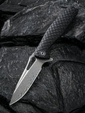 Civivi Wyvern Linerlock Black FRN Folding Damascus Steel Pocket Knife 902DS