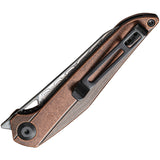 Civivi McKenna Linerlock Copper Damascus Folding Knife 905ds2