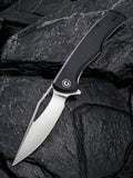 Civivi Shredder Linerlock Black Coarse G10 Folding D2 Steel Pocket Knife 912C - On Sale