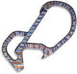 Civivi Click Carabiner Anodized Flamed Titanium a01b