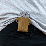 Clip & Carry Tan Gerber Suspension Multi-Tool Model Sheath 010