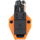 Clip & Carry Orange Kydex Leatherman MUT Multi-Tool Models Belt Sheath 060