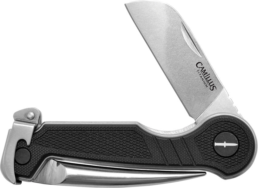 Camillus Marlin Spike 2.0 Linerlock Black Folding Stainless Pocket Kni –  Atlantic Knife Company