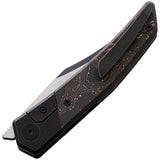 CMB Made Knives Zetsu Pocket Knife Framelock CF & Copper Folding Bohler M390 09C