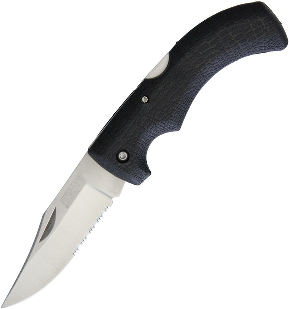 Coleman Lockback Black Folding Stainless Clip Point Pocket Knife NRBR001