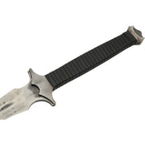 Dark Xiphos Sword Black Leather Wrapped Manganese Blade w/ Belt Sheath 926981