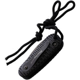 Colonial Automatic CKC Series Knife Button Lock Black ABS Stainless Sheepsfoot Blade 210