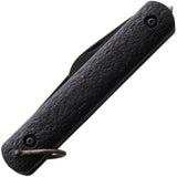 Colonial Automatic Law Enforcement Knife Black Isoplast 440A Stainless Clip Point Blade 555