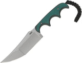 CRKT Minimalist Katana Black & Green Micarta Fixed Blade Knife 2394