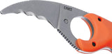 CRKT Bear Claw Orange GRN AUS-8 Veff Serrated Fixed Blade Knife w/ Sheath 2511ER